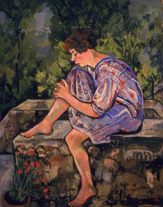 坐着的年轻女子，1930年